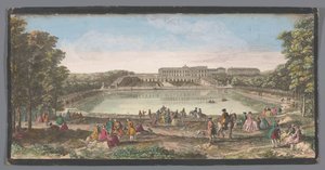 Versailles Sarayı Orangerie'nin görünümü Vüe du Château de Versailles du côté de l'Orangerie (nesnenin başlığı) by Anonymous