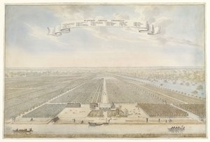 Surinam Cornelis Vriendschap plantasyonundaki Cornelis Vriendschap plantasyonunun görünümü (nesne üzerindeki başlık) by Anonymous