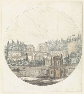 Bir sarayın görünümü by Anonymous