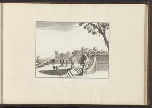 Livorno Palais du Grand duc de Florence à Livorne'deki bir sarayın görünümü (nesne üzerindeki başlık) Venedik, Livorno, Napoli ve Roma'daki saraylar ve anıtlar (seri başlığı) by Anonymous