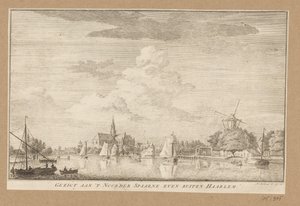 Haarlem yakınlarındaki Noorder Spaarne
