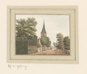 Heemskerk köyünün görünümü by Anonymous