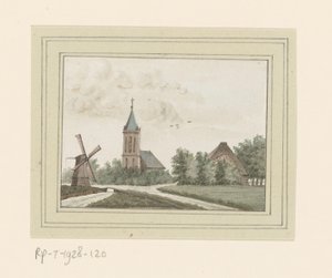 Hoogwoud köyünün görünümü by Anonymous