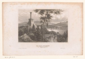 Hudson Das Grab Cosciusco'nun zu Westpoint am Hudson'daki Cosciusco'nun mezarının görünümü (nesnedeki başlık) by Anonymous