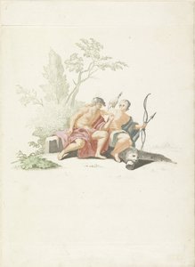 Omphale'deki Herkül by Anonymous