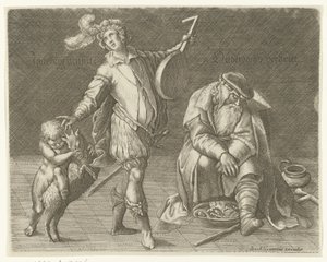 Gençlik ve yaşlılık Jonckheyt aensite / Yaşlılık kederi (nesne üzerindeki başlık) by Anonymous