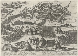 Cambrai, Fuentes tarafından kuşatıldı ve ele geçirildi, 1595 by Anonymous
