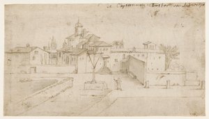 Anvers'teki Capuchin Manastırı (?) by Anonymous