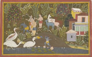 Krishna Met Baksura by Anonymous