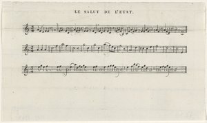 Veliaht Prense Şarkı, 1830 Le salut de l