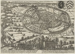 Hollanda ordusu tarafından yakalanan ve terk edilen Lier, 1595 by Anonymous