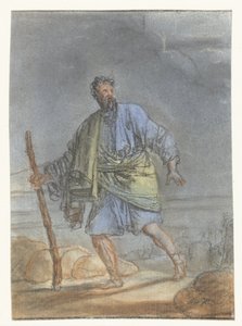 sopa ile yürüyen adam by Anonymous