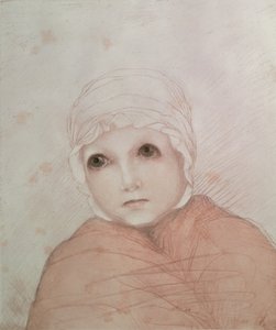 Margaret Fleming (1803-11), çocuk yazar (çizim) by Anonymous