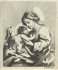 İsa Çocuk ile Meryem by Anonymous