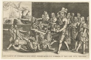 Buğdayı samandan ayıran Maurits, 1618 by Anonymous