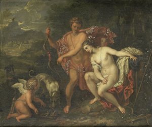 Meleager ve Atalanta by Anonymous