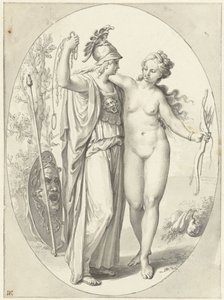 Minerva ve Venüs by Anonymous