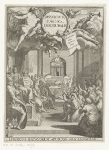 Minerva ve Diz çökmüş Alimler Dissertatio juridica inauguralis (nesne üzerine başlık) by Anonymous