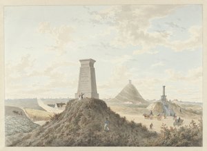 Waterloo'daki Anıtlar, 1815 by Anonymous