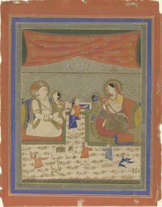 Nanda ve Yasoda, Krishna ve Balarama ile tanıştı by Anonymous