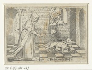 Rahibe penis karşılığında kedi balığı teklif etti Flaisch gücü Flaisch (nesne üzerindeki başlık) by Anonymous