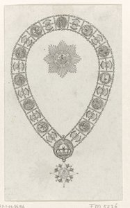 Hollanda Kraliyet Nişanı Büyük Haç ile Emirler Zinciri, 1807 by Anonymous