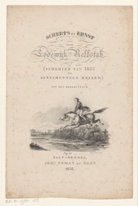 At nehirden atlar Başlık sayfası: Lodewijk Rellstab, Banter ve Ciddiyet, 1838 by Anonymous