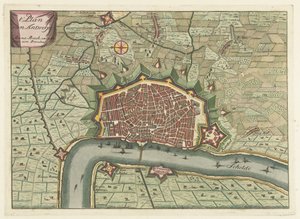 Anvers haritası, yaklaşık 1706 t