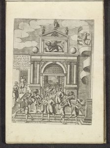 Porta Magna van het Venedikliler Arsenaal Sahneler uit het Venetiaanse leven (dizi adı) Habiti d