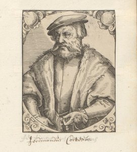 Portret van Hernán Cortes by Anonymous