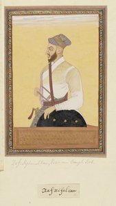 Aurangzeb'in veziri olan Saf-shikan Khan'ın portresi by Anonymous
