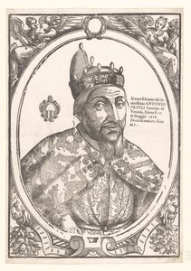 Portret van doge Antonio Priuli En Huzurlu Antonio Priuli