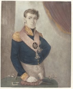 Hollanda Prensi Frederick, Masonların Büyük Üstadı olarak, 1817 by Anonymous