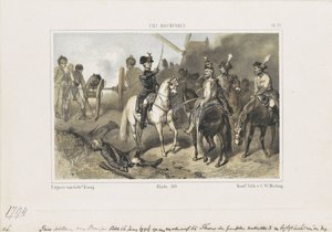 Fleurus Savaşı'nda Prens William, 1794 by Anonymous