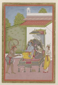 Rama ve Sita Tahtlarında by Anonymous