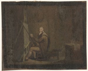 Onun stüdyosunda ressam by Anonymous