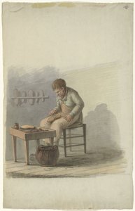 kunduracı iş başında by Anonymous