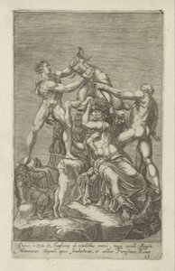 Sculptuur van Dirce die aan een stier wordt gebonden Farnese by Anonymous