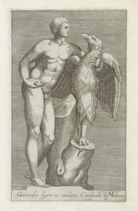 Heykeltıraş van Jupiter als adelaar Ganymedes ile tanıştı Cardinal de Medici