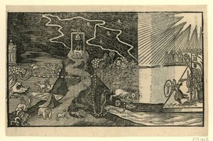 Jacobus Taurinus ile ilgili karikatür, 1615 by Anonymous