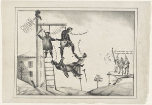Gönüllü Zırh Üzerine Karikatür, 1830 Yardımcı kollar! Yardımcı Silahlar! (nesne üzerindeki başlık) by Anonymous