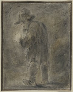 Şapkalı duran adam by Anonymous