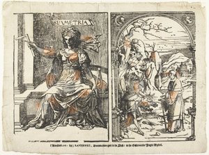 Simetri ve şeytanlı bir adam Simmetria (nesne üzerindeki başlık) by Anonymous