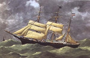 Barque Dora (baskı) by Anonymous
