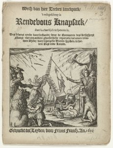 Broşürün başlık sayfası: Rendevous Sırt Çantası, 1620 by Anonymous