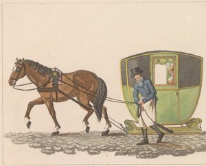 Toeslede, 1810-1825 Kiralık kızak, Sleede veya Slee adı altında konserve (nesne üzerindeki başlık) by Anonymous