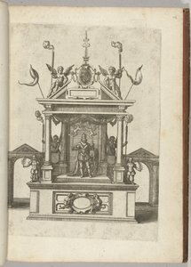 İmparator II. Rudolf ile sahne, 1594 by Anonymous