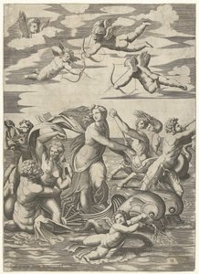 Triomf van Galatea, putti