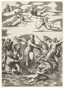 Triomf van Galatea, putti