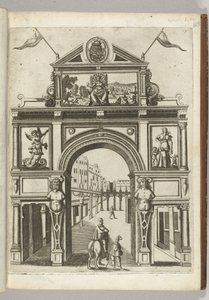 Şehrin Hizmetçisi ile Zafer Kapısı, 1594 by Anonymous